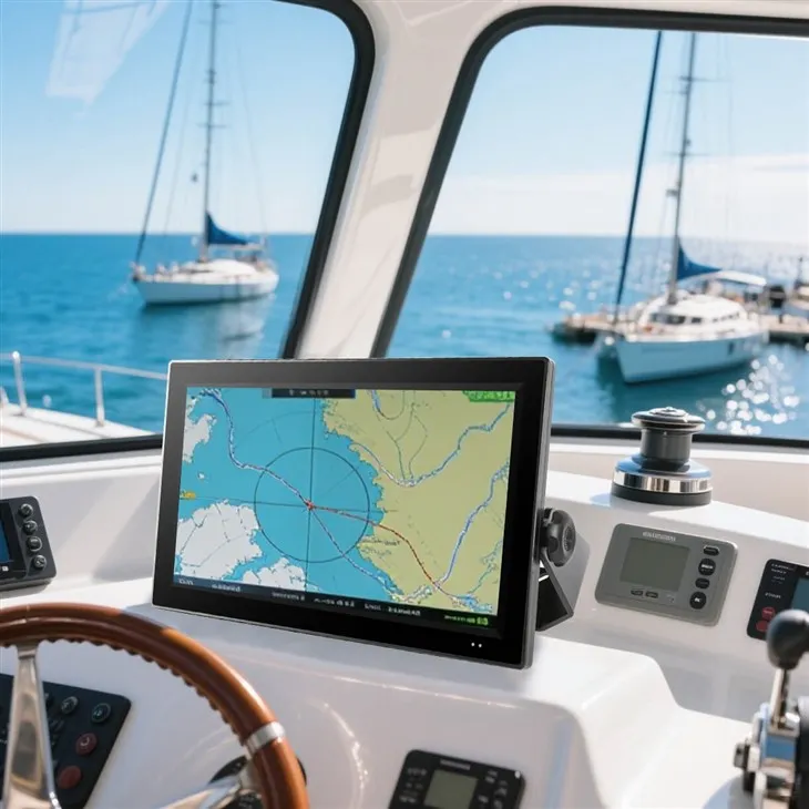 Zaslon pomorskega monitorja